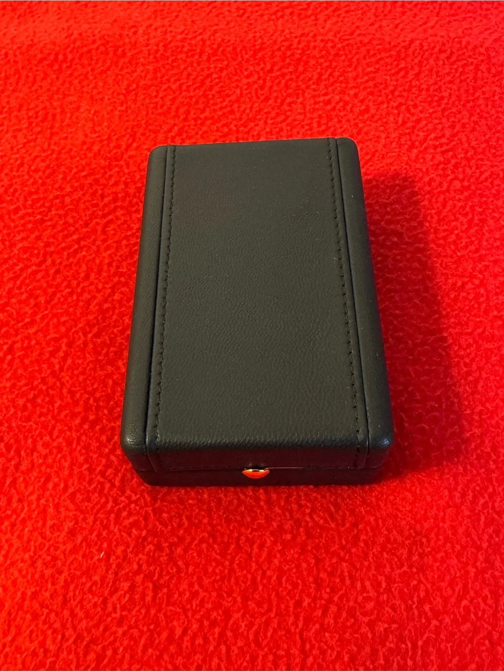 Case Only GRAFF Genuine Black Leather Jewelry Case  EUC